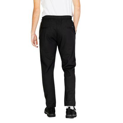 Gianni Lupo Schwarze Polyester Jeans & Hose