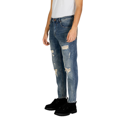 Gianni Lupo Blaue Baumwolljeans & Hose