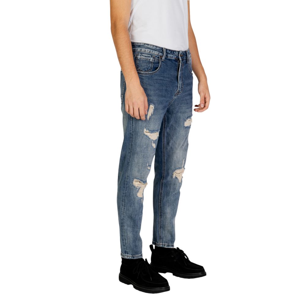 Gianni Lupo Blaue Baumwolljeans & Hose