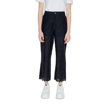 Morgan De Toi Schwarze Viskose Jeans & Hose