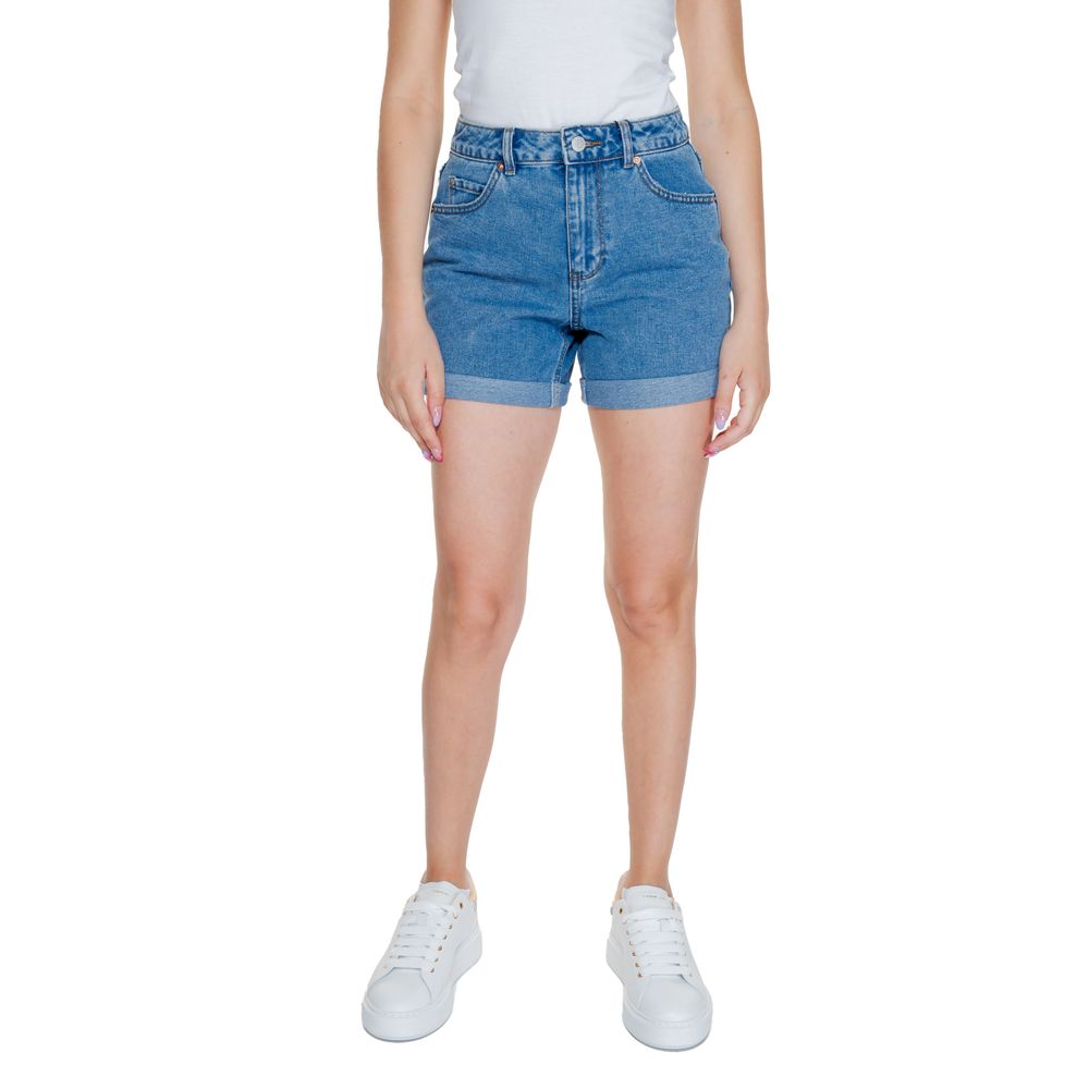 Vero Moda Hellblaue Baumwollshorts