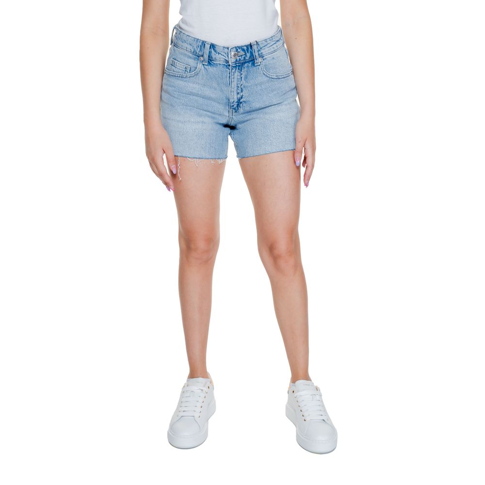 Vero Moda Hellblaue Baumwollshorts