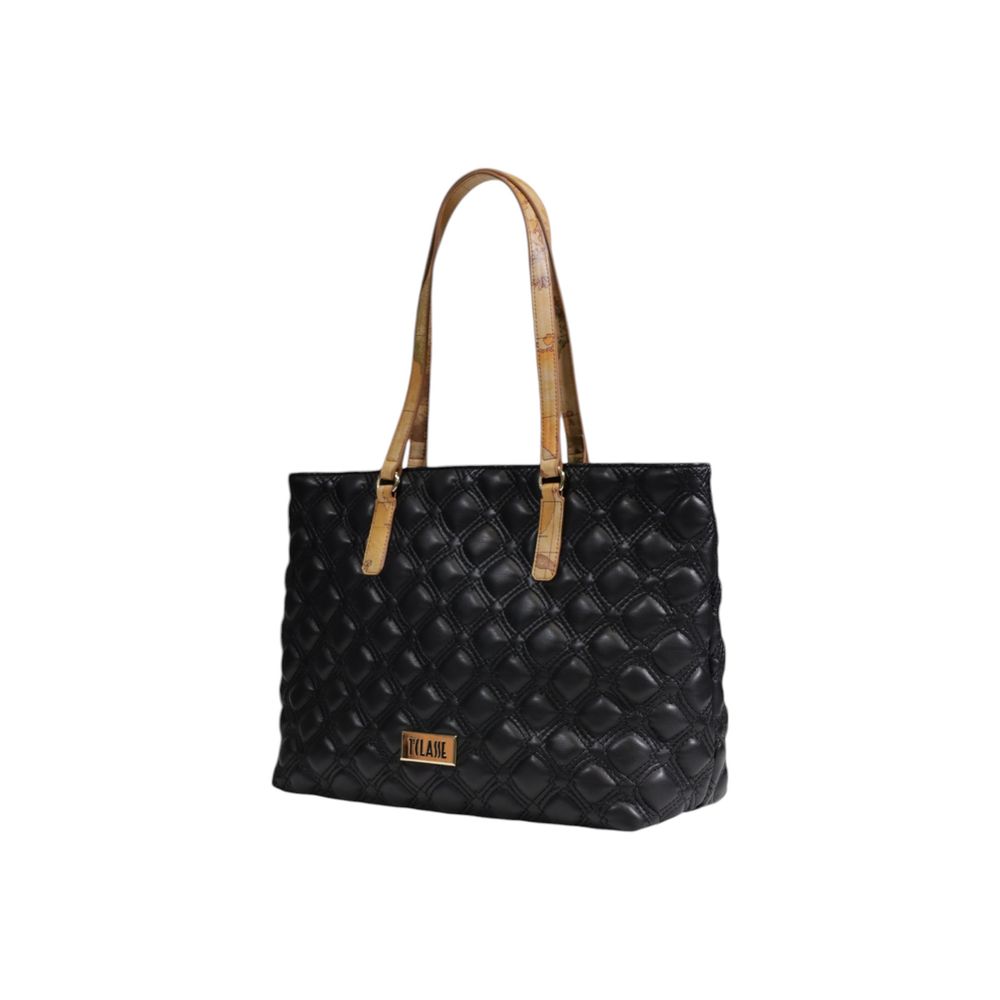 Alviero Martini Prima Classe Schwarze Polyethylen-Handtasche