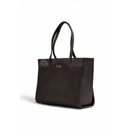 Alviero Martini Prima Classe Schwarze Polyethylen-Handtasche