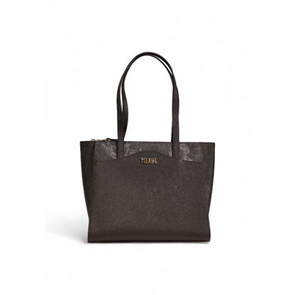 Alviero Martini Prima Classe Schwarze Polyethylen-Handtasche