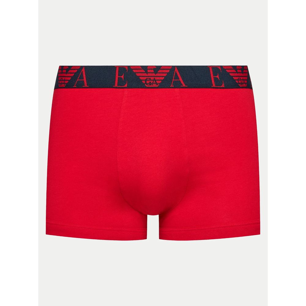 Emporio Armani Underwear Rote Baumwollunterwäsche