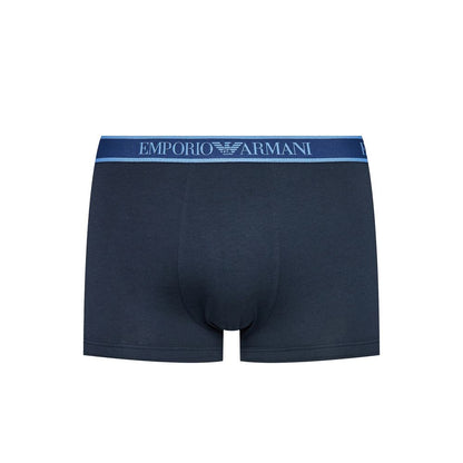 Emporio Armani Underwear Blaue Baumwollunterwäsche