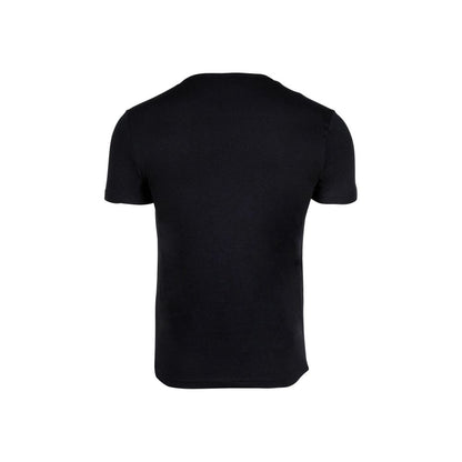 Emporio Armani Underwear Schwarzes T-Shirt aus Baumwolle