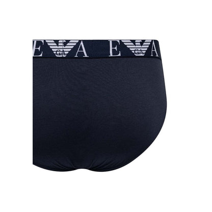 Emporio Armani Underwear Blaue Baumwollunterwäsche