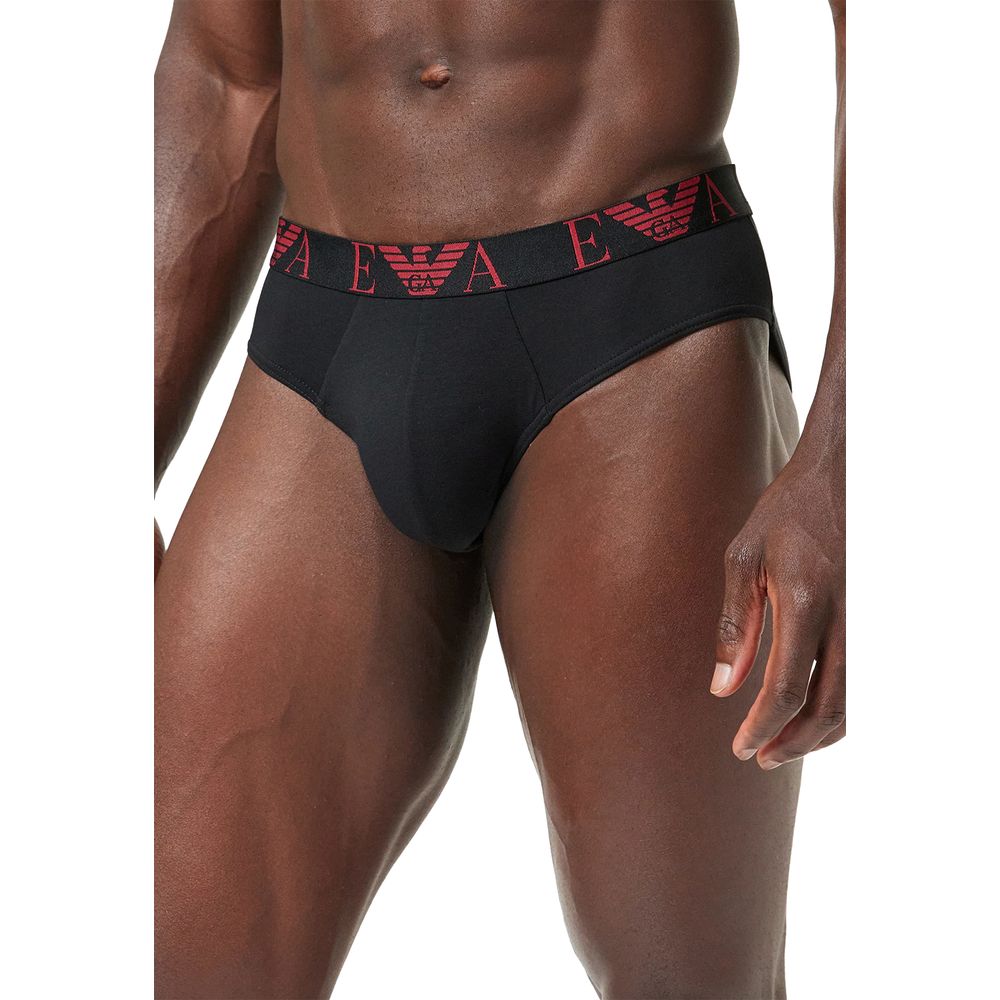 Emporio Armani Underwear Rote Baumwollunterwäsche