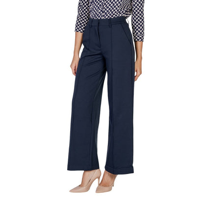 ICHI Blaue Polyester Jeans & Hose