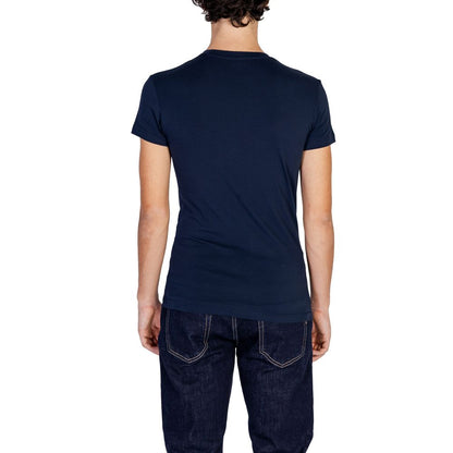 Emporio Armani Underwear T-Shirt aus blauer Baumwolle