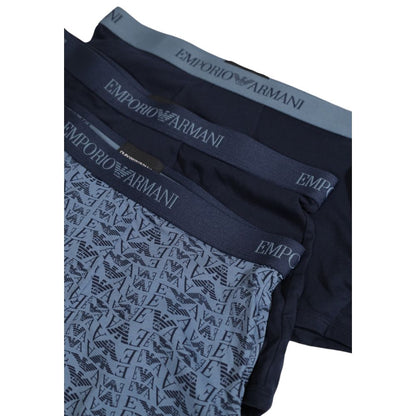 Emporio Armani Underwear Blaue Polyester-Unterwäsche