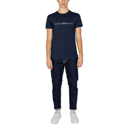 Emporio Armani Underwear T-Shirt aus blauer Baumwolle