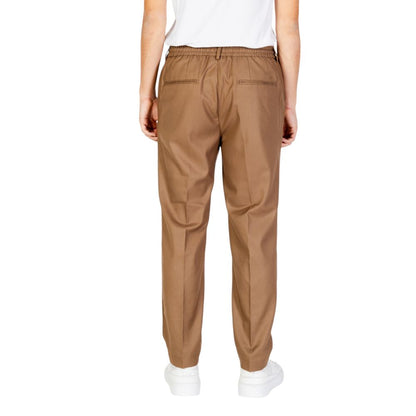 Hamaki-Ho Beige Polyester Jeans & Hose