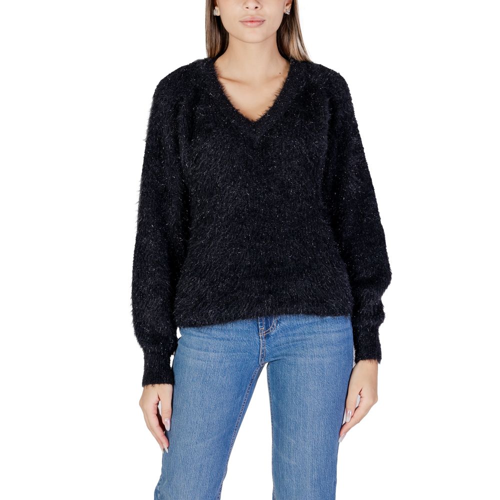 Vero Moda Schwarzer Nylon-Pullover