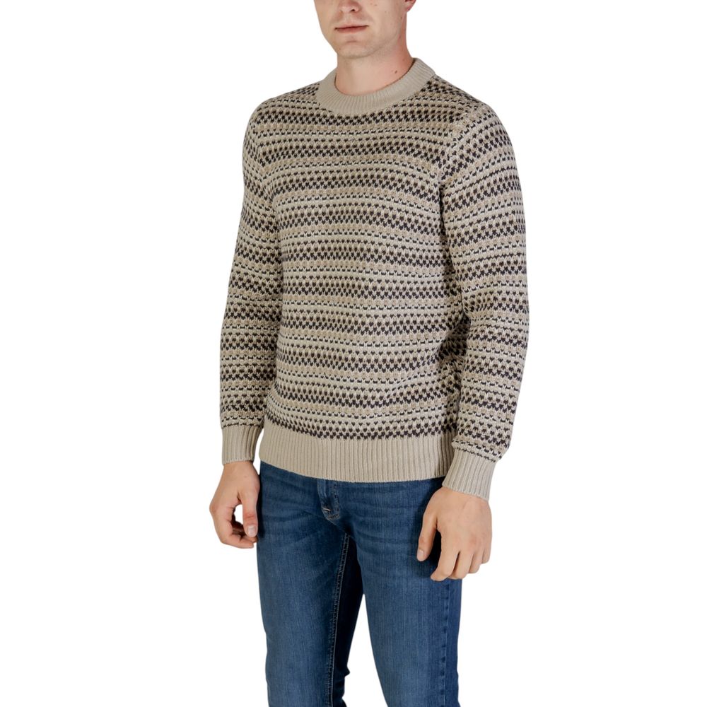 Only & Sons Beigefarbener Baumwollpullover