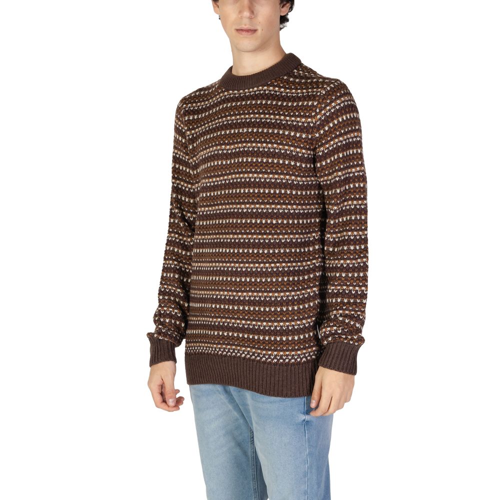 Only & Sons Brauner Baumwollpullover