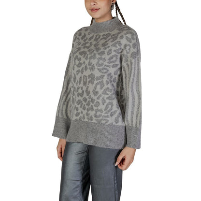 Vero Moda Grauer Pullover aus Acryl