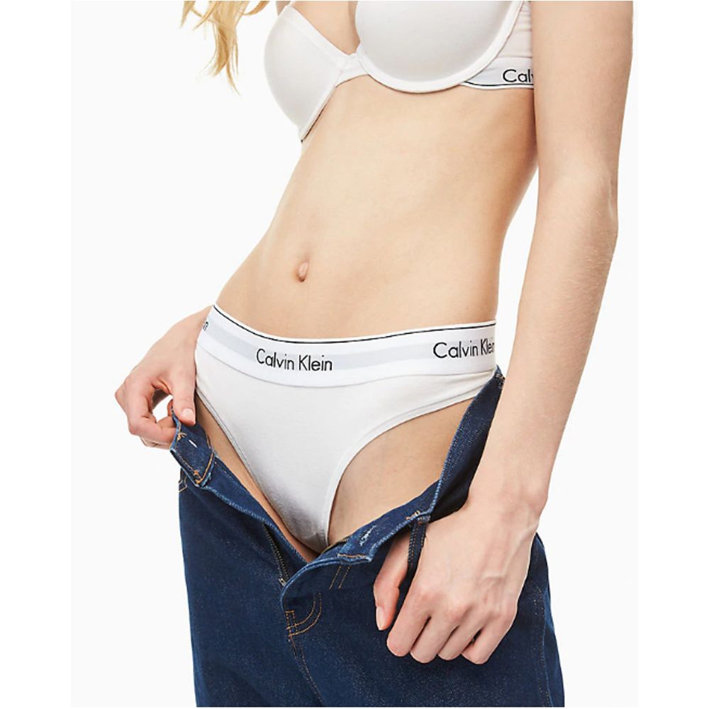 Calvin Klein Underwear Weiße Baumwollunterwäsche