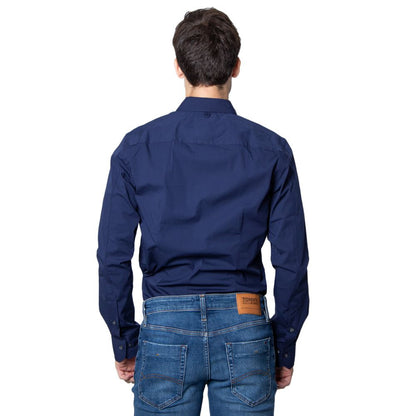 Tommy Hilfiger Jeans Blaues Baumwollhemd