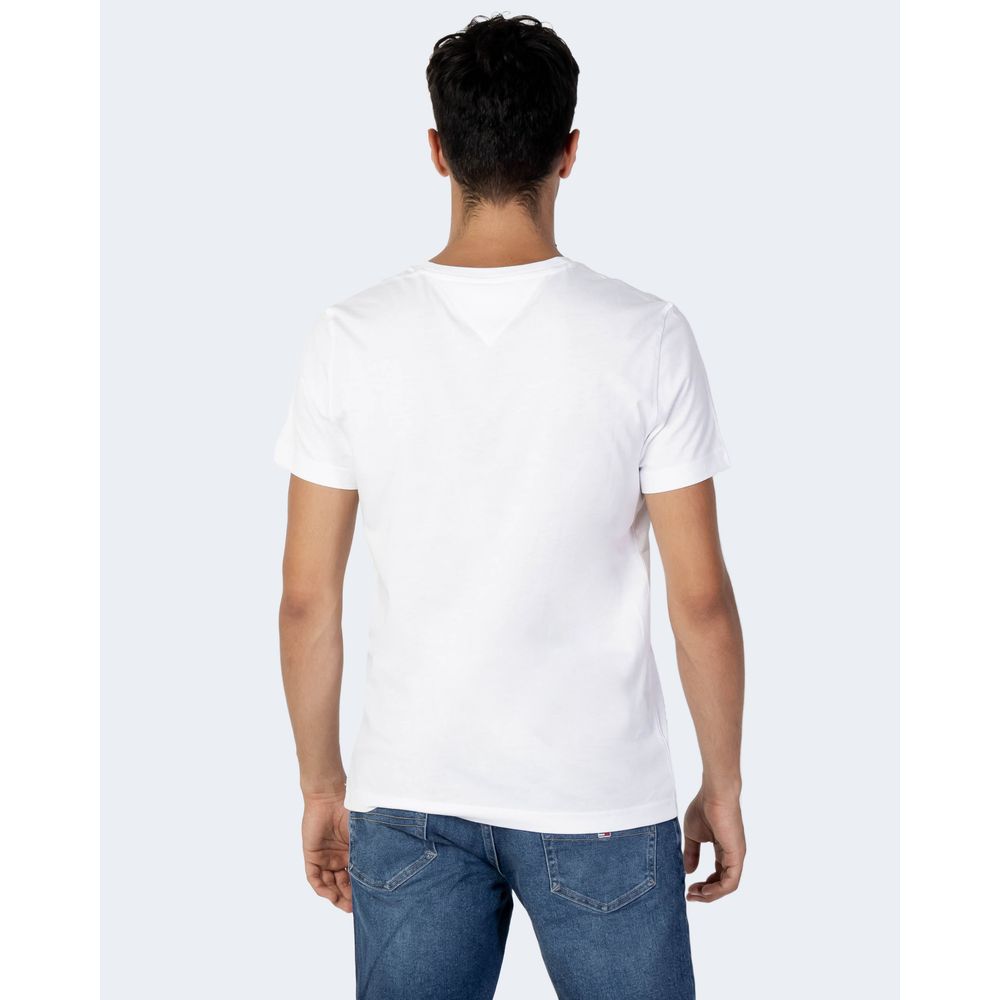 Tommy Hilfiger Jeans T-Shirt aus weißer Baumwolle