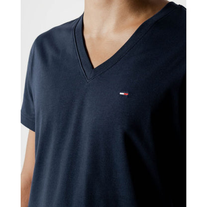 Tommy Hilfiger Jeans T-Shirt aus blauer Baumwolle