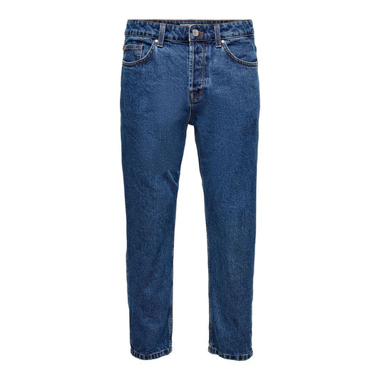 Only & Sons Blaue Baumwolljeans & Hose