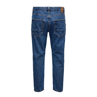 Only & Sons Blaue Baumwolljeans & Hose