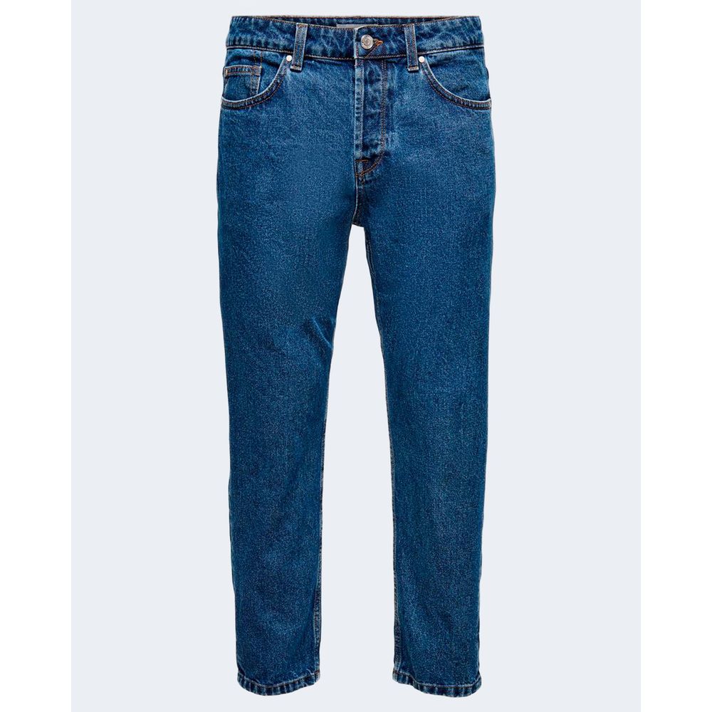 Only & Sons Blaue Baumwolljeans & Hose