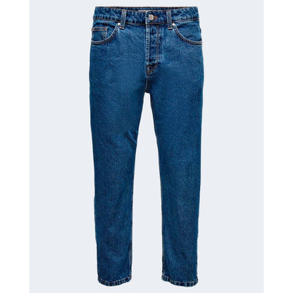 Only & Sons Blaue Baumwolljeans & Hose