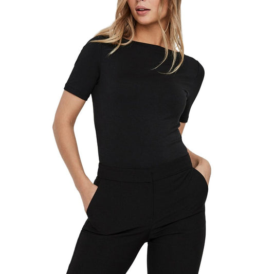 Vero Moda Schwarze Viskose Tops & T-Shirt