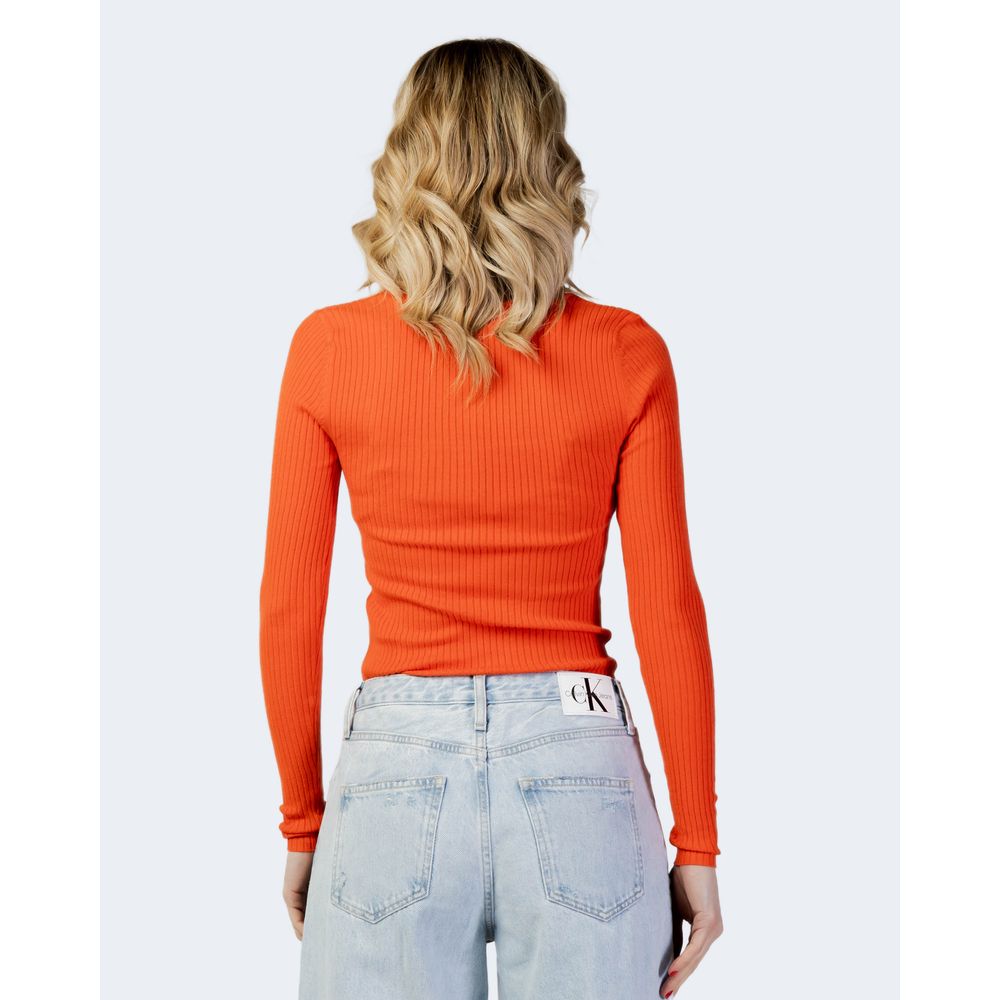 Vero Moda Orangefarbene Viskose-Oberteile & T-Shirt