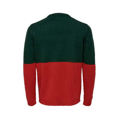 Only & Sons Grüner Pullover aus Acryl