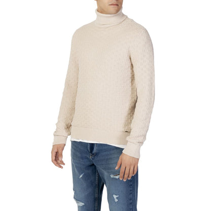 Only & Sons Beigefarbener Baumwollpullover