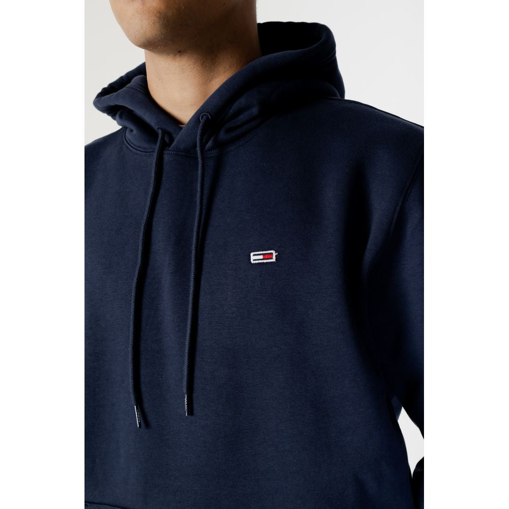 Tommy Hilfiger Jeans Blauer Pullover aus Bio-Baumwolle