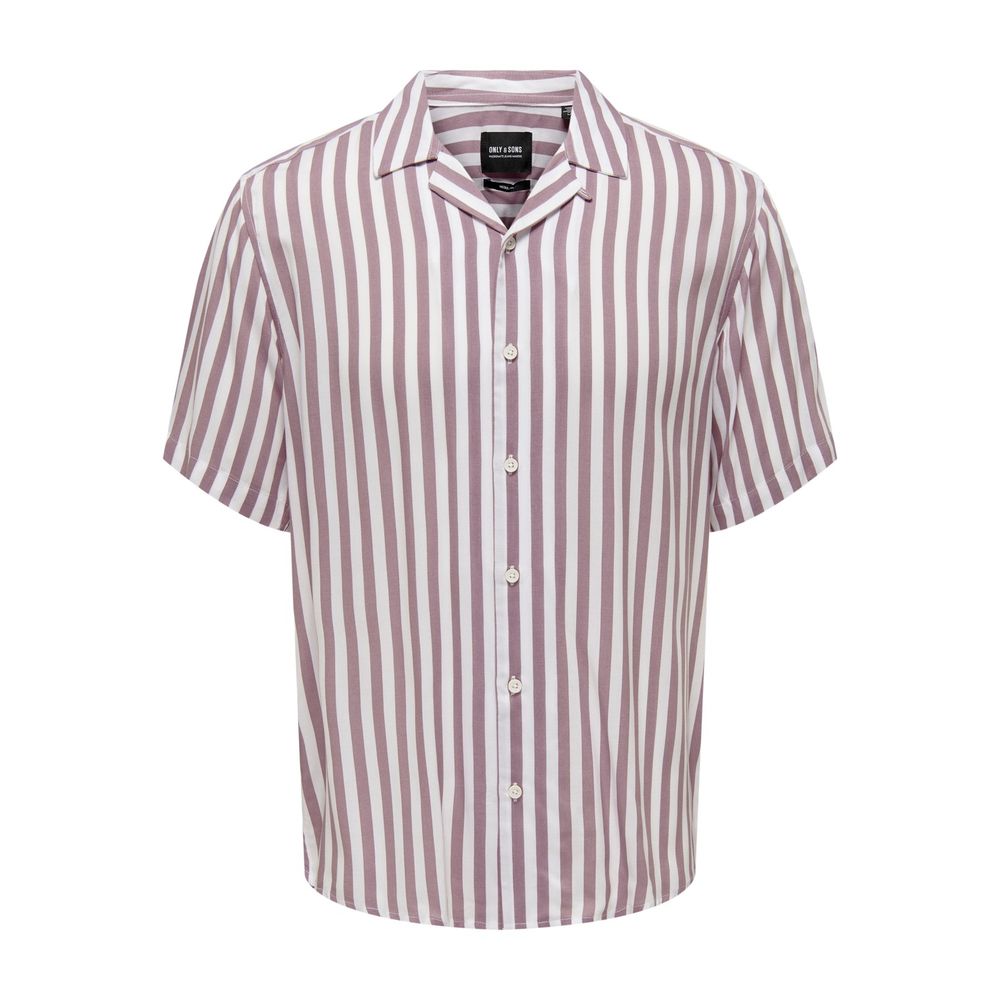 Only & Sons Lila Viskose-Shirt