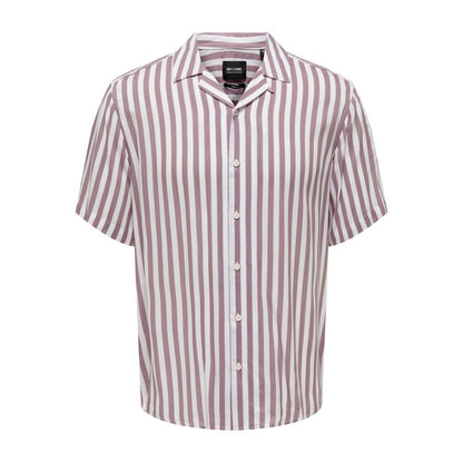 Only & Sons Lila Viskose-Shirt