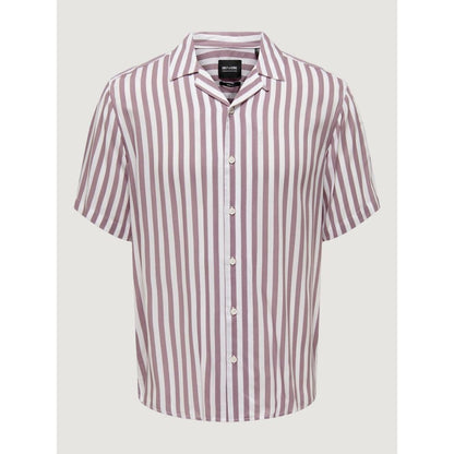 Only & Sons Lila Viskose-Shirt