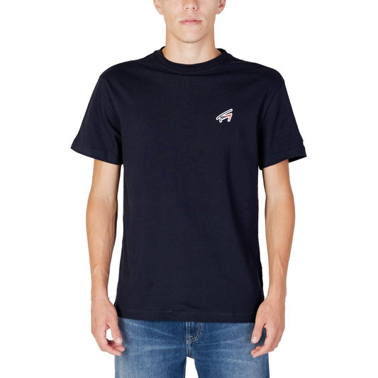 Tommy Hilfiger Jeans T-Shirt aus blauer Baumwolle