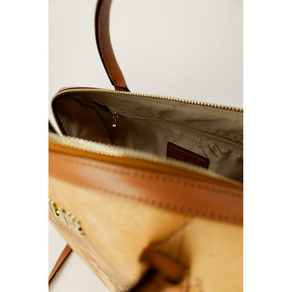 Alviero Martini Prima Classe Beige Lederhandtasche