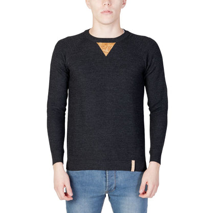 Alviero Martini Prima Classe Grauer Viskose-Pullover