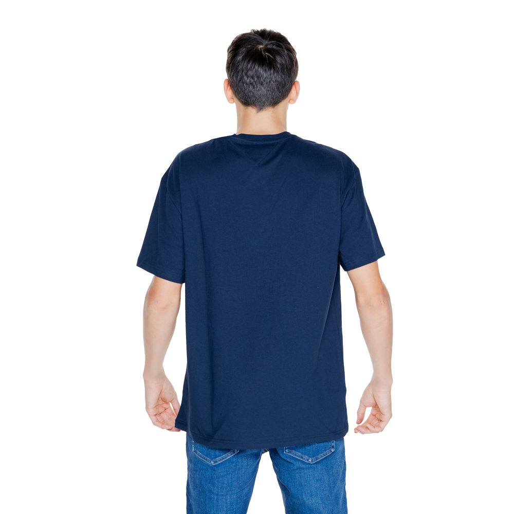 Tommy Hilfiger Jeans T-Shirt aus blauer Baumwolle