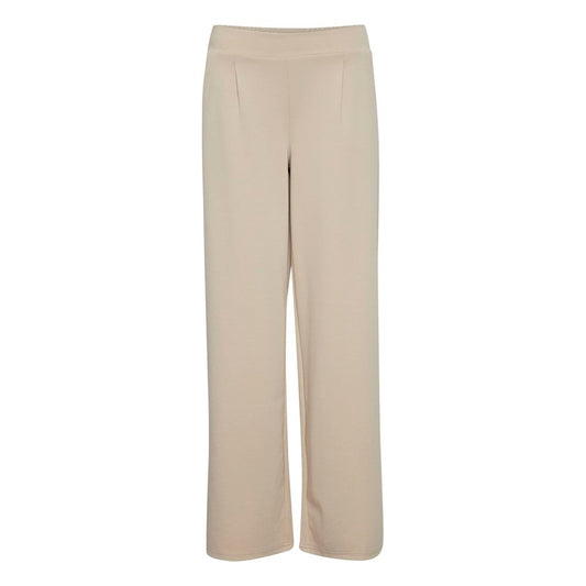 ICHI Beige Jeans und Hose aus recyceltem Polyethylen