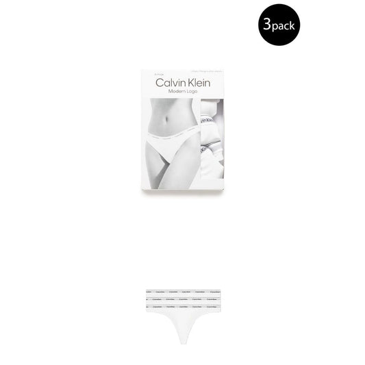 Calvin Klein Underwear Weiße Baumwollunterwäsche