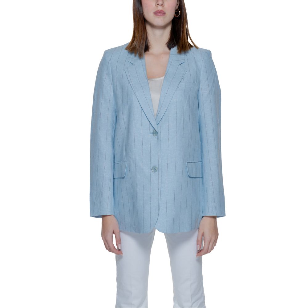 Vero Moda Hellblaue Leinenanzüge & Blazer