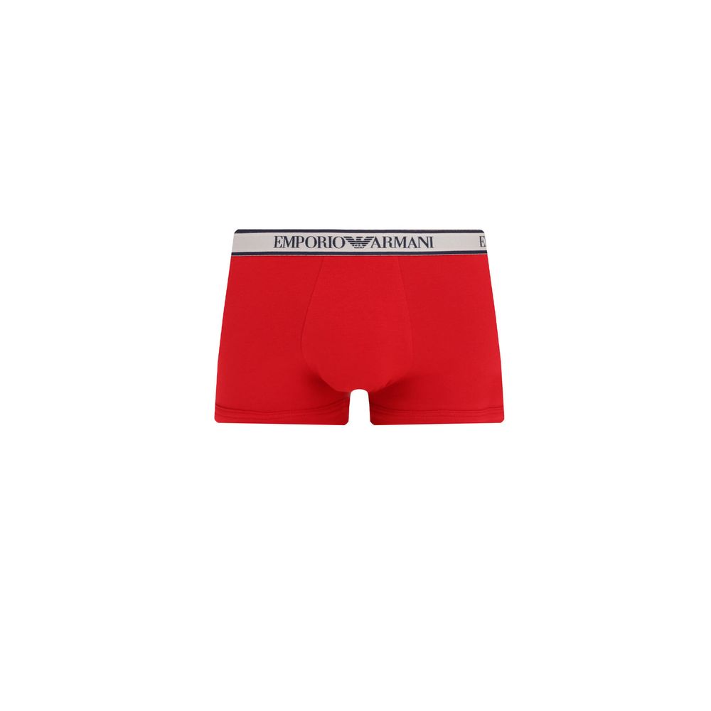 Emporio Armani Underwear Rote Baumwollunterwäsche