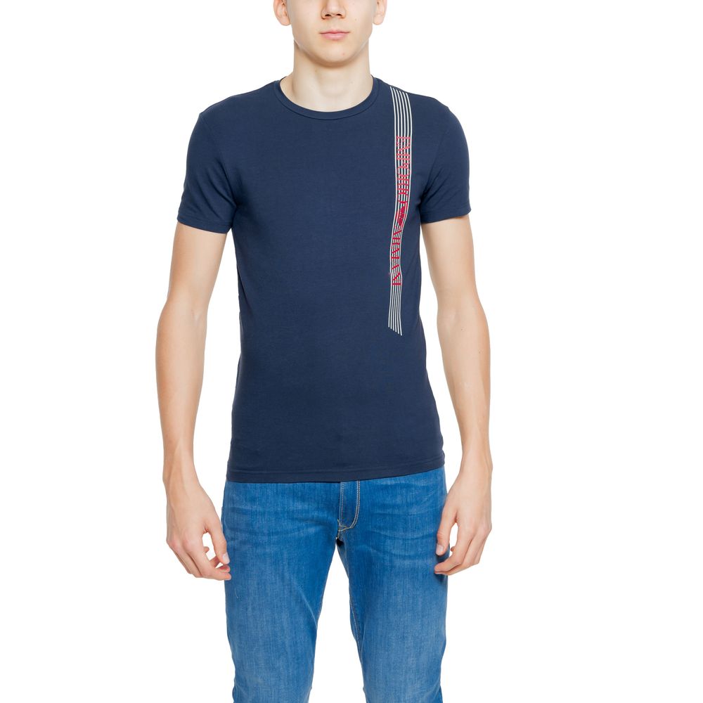 Emporio Armani Underwear T-Shirt aus blauer Baumwolle