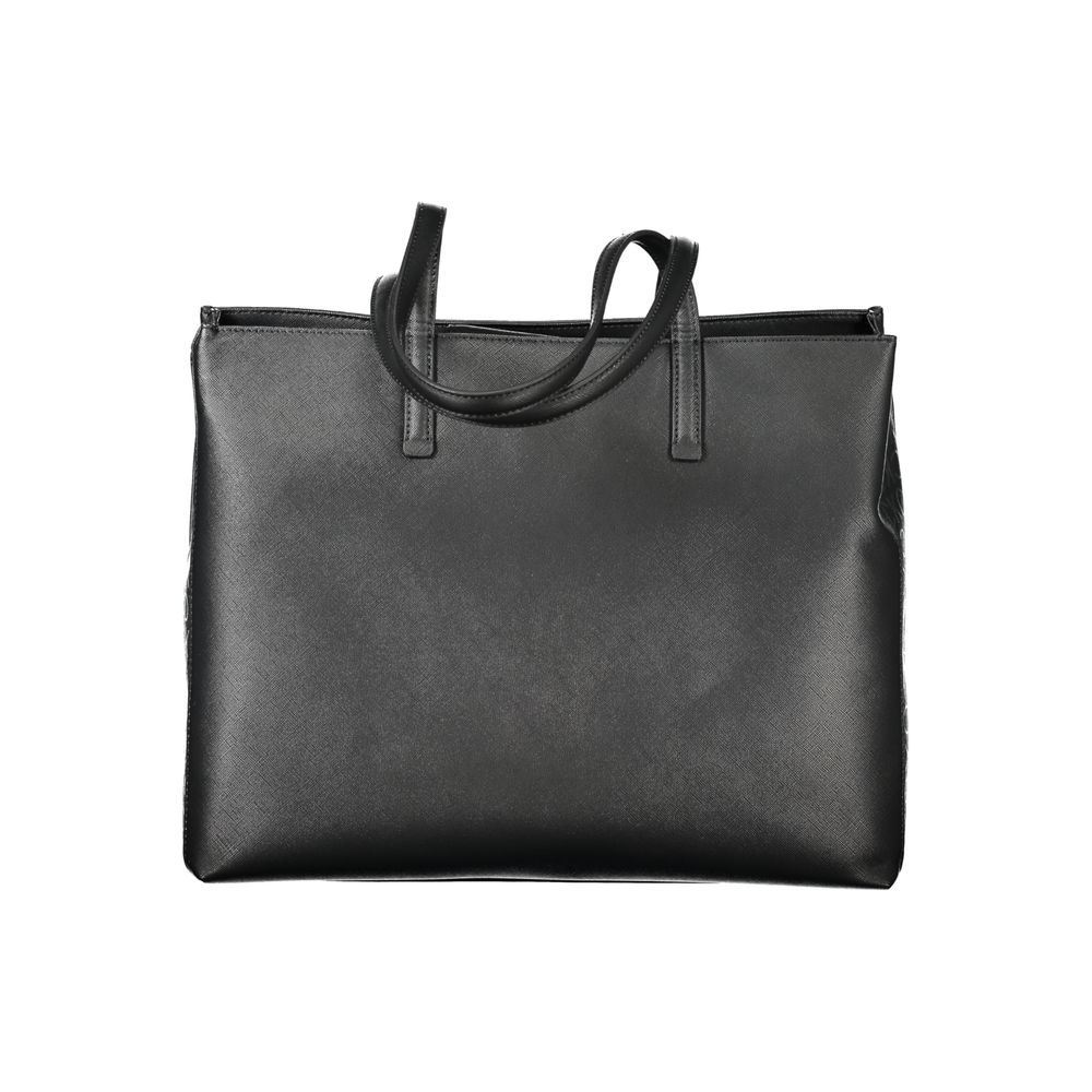 Calvin Klein Schwarze Polyethylen-Handtasche