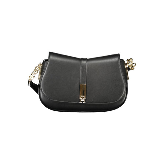 Tommy Hilfiger Schwarze Polyethylen-Handtasche